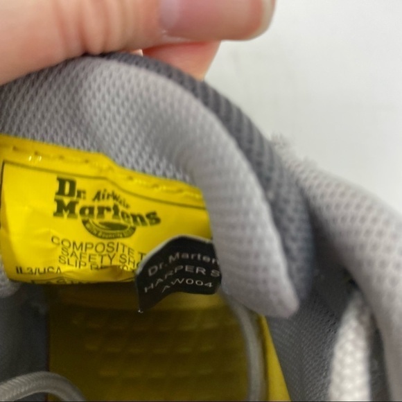 Dr Martens Women’s Grey Harper SD Chukka Industrial Safety toe Boots Size 4 - Picture 9 of 12